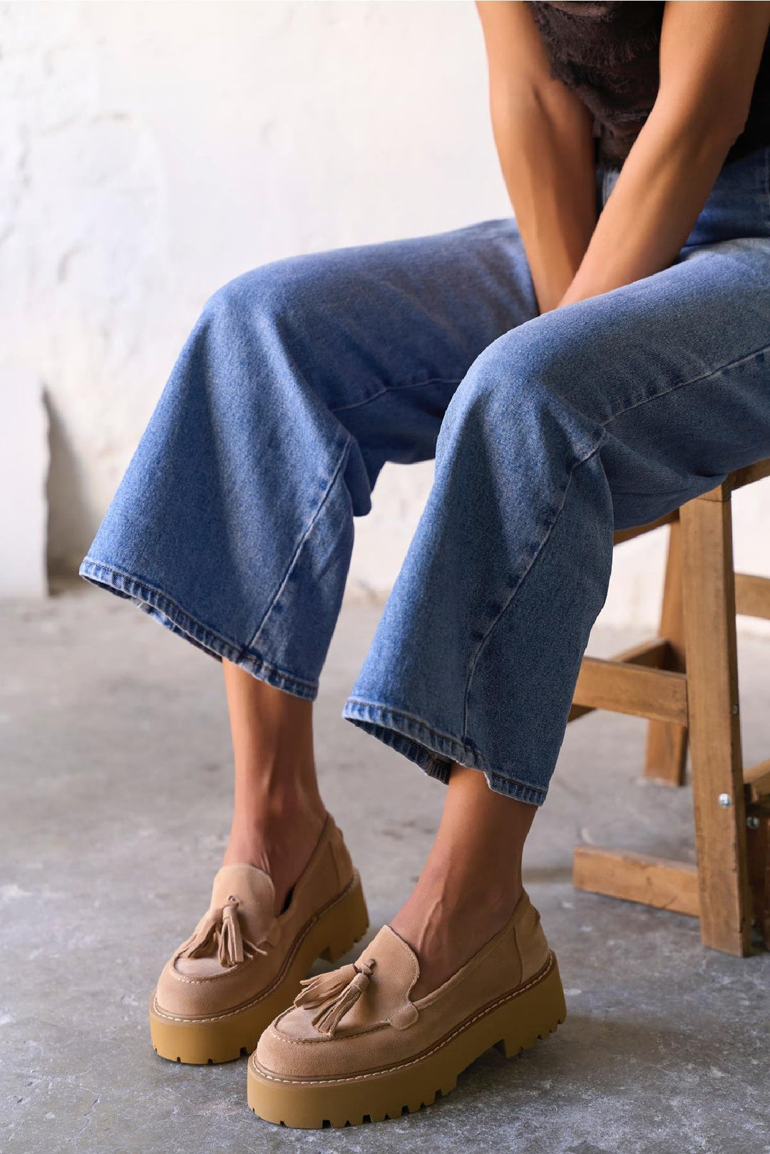 Barnes -  Ženske Kožne Mokasine