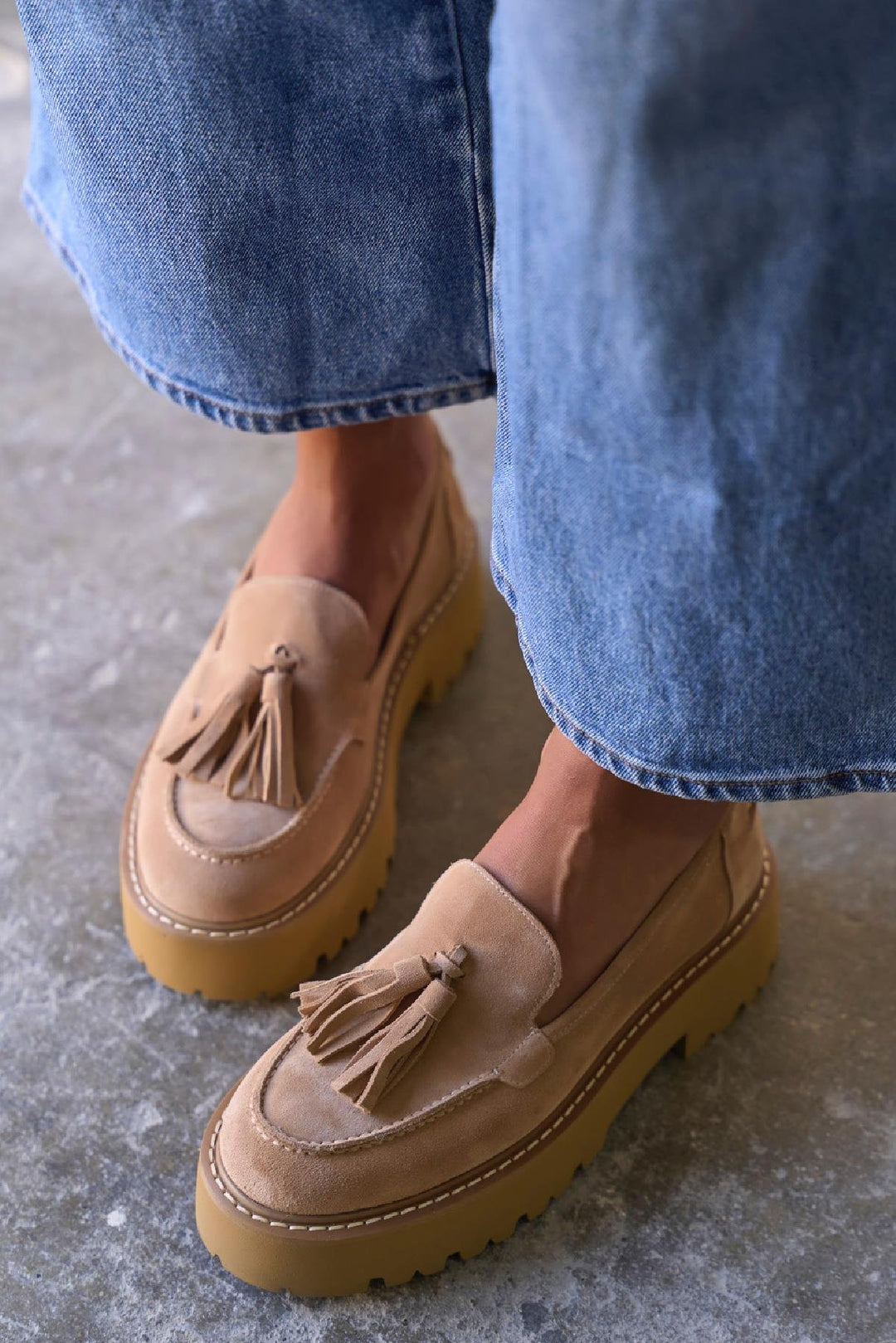 Barnes -  Ženske Kožne Mokasine