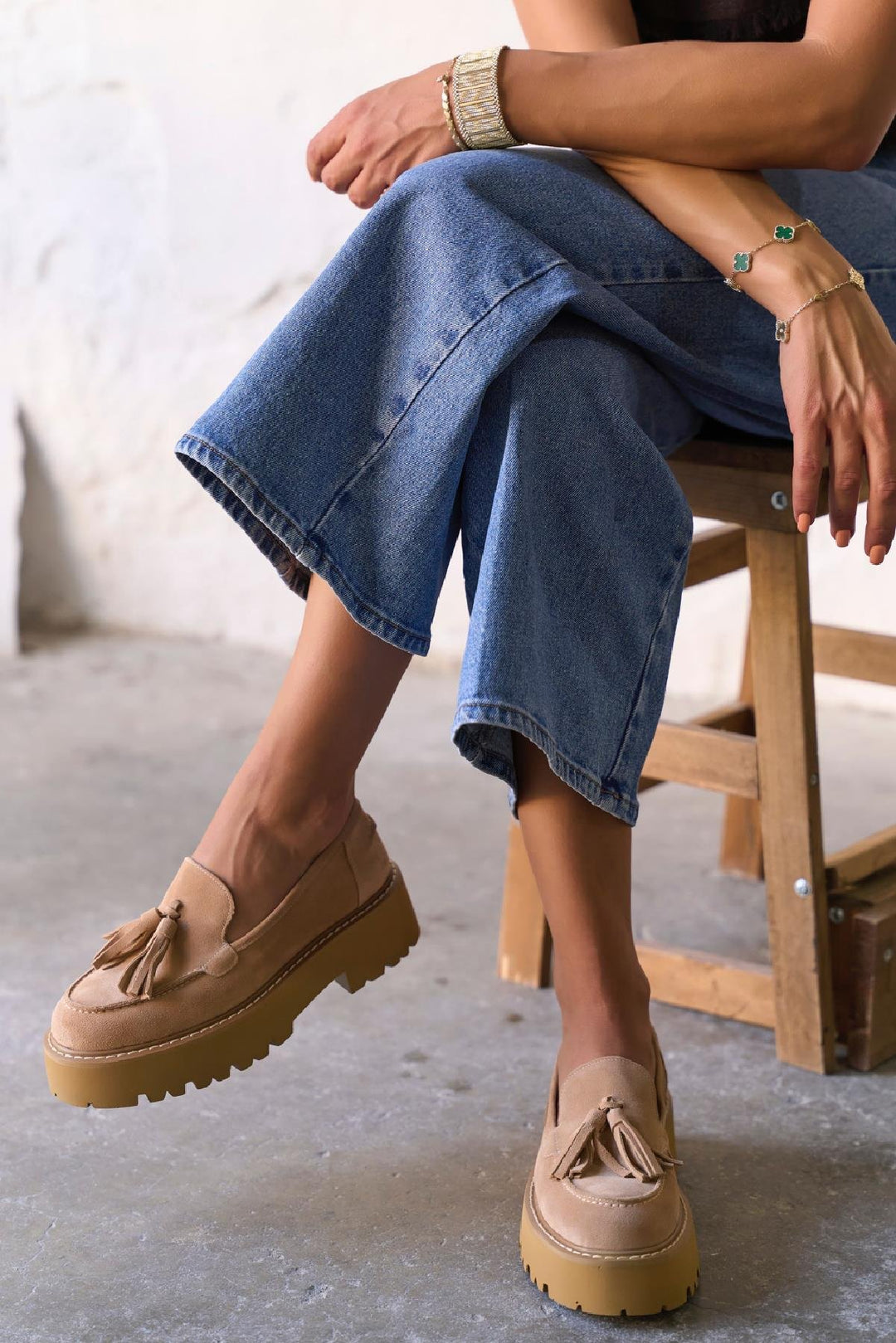 Barnes -  Ženske Kožne Mokasine