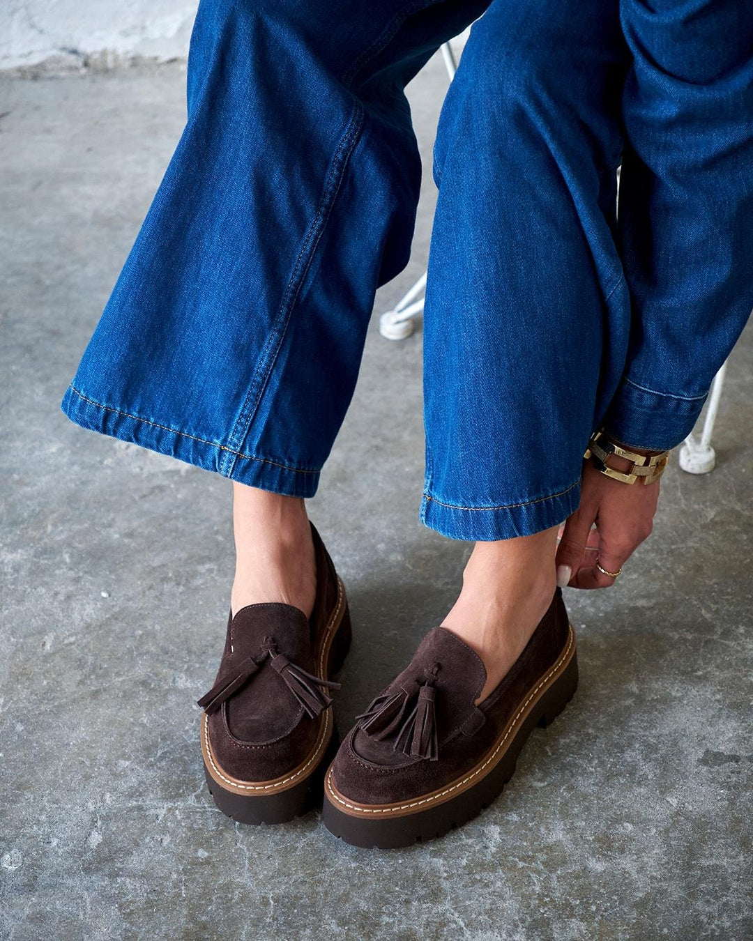 Barnes -  Ženske Kožne Mokasine