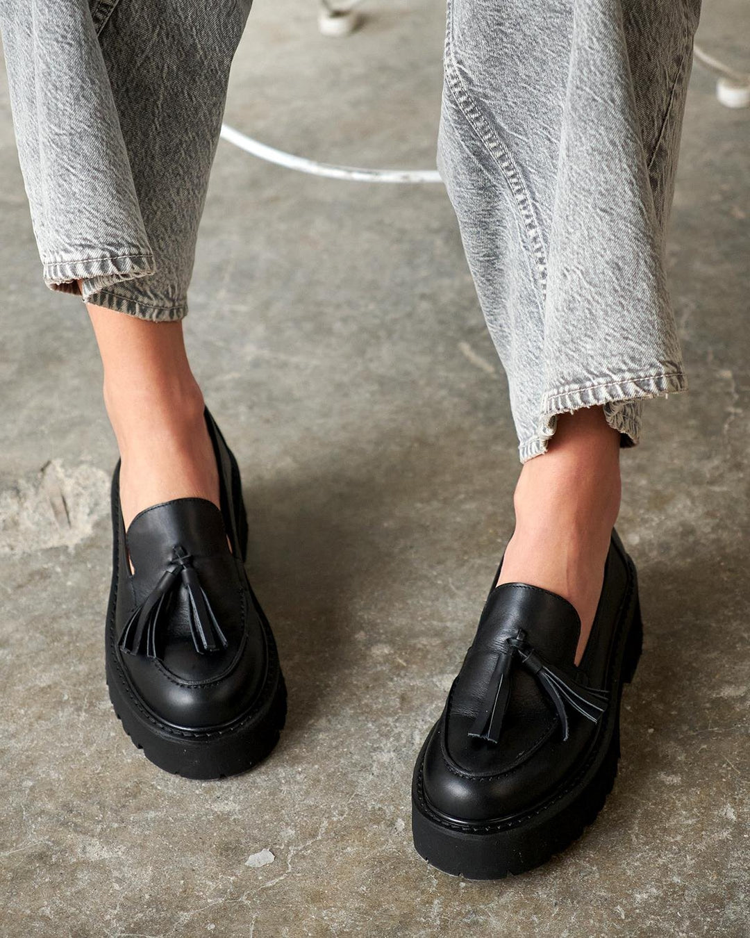 Barnes -  Ženske Kožne Mokasine