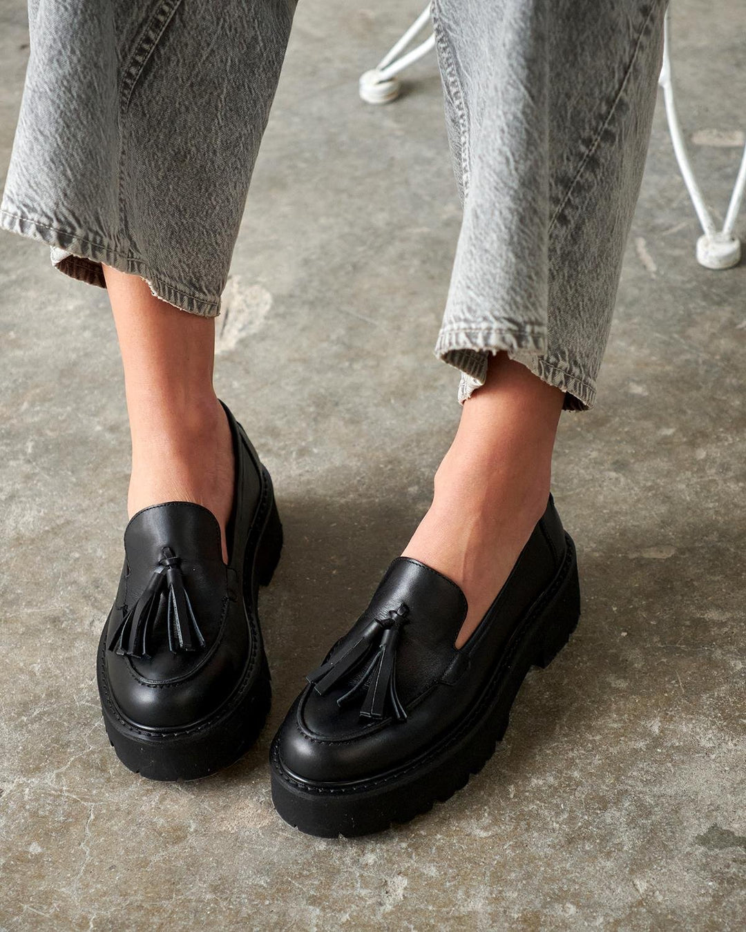 Barnes -  Ženske Kožne Mokasine