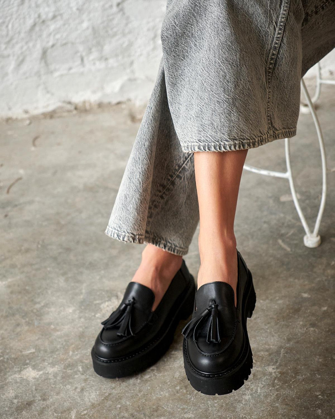 Barnes -  Ženske Kožne Mokasine