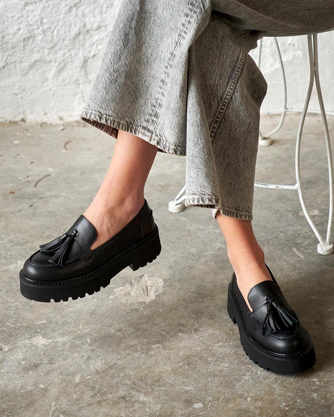 Barnes -  Ženske Kožne Mokasine