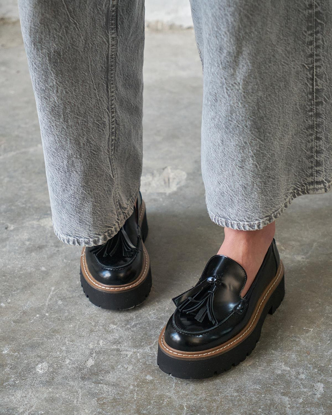 Barnes -  Ženske Kožne Mokasine