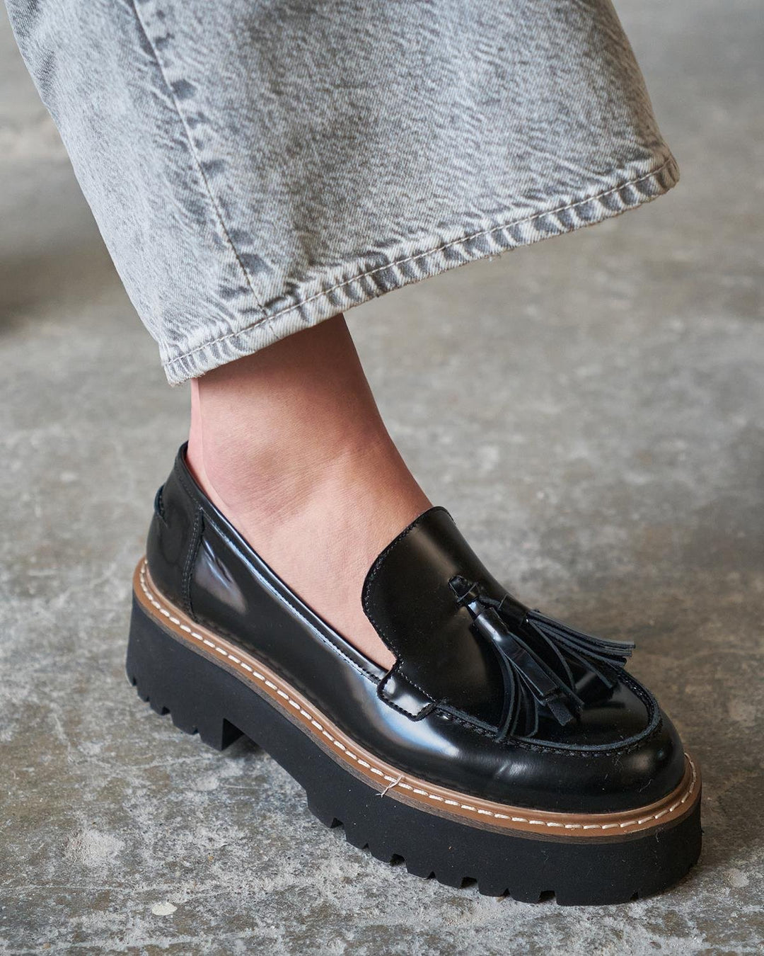 Barnes -  Ženske Kožne Mokasine