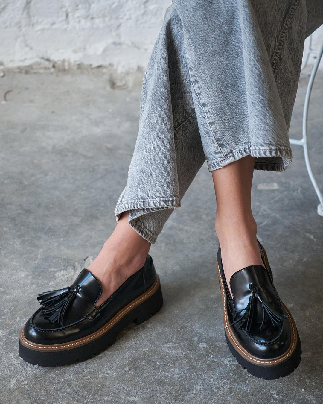 Barnes -  Ženske Kožne Mokasine