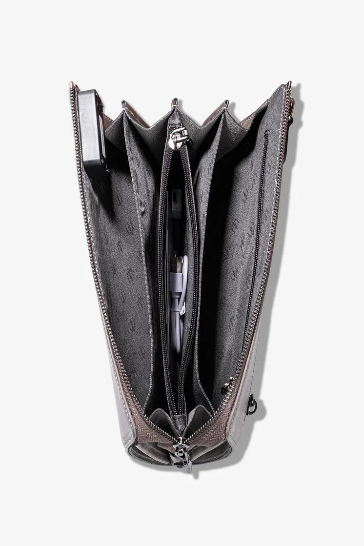 Trace – Muška Ručna Torbica Sa Čitačem Otiska Prsta